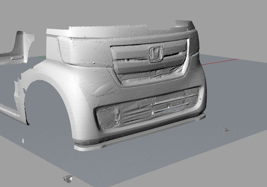 ホンダ　新型Nbox　フロントアンダーフラップ　モデリング